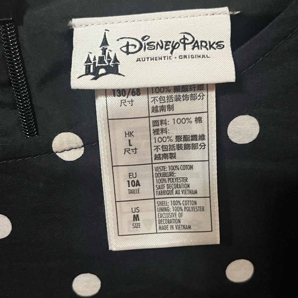 Disney Parks Black and White Polka Dot Dress - Picture 2 of 5
